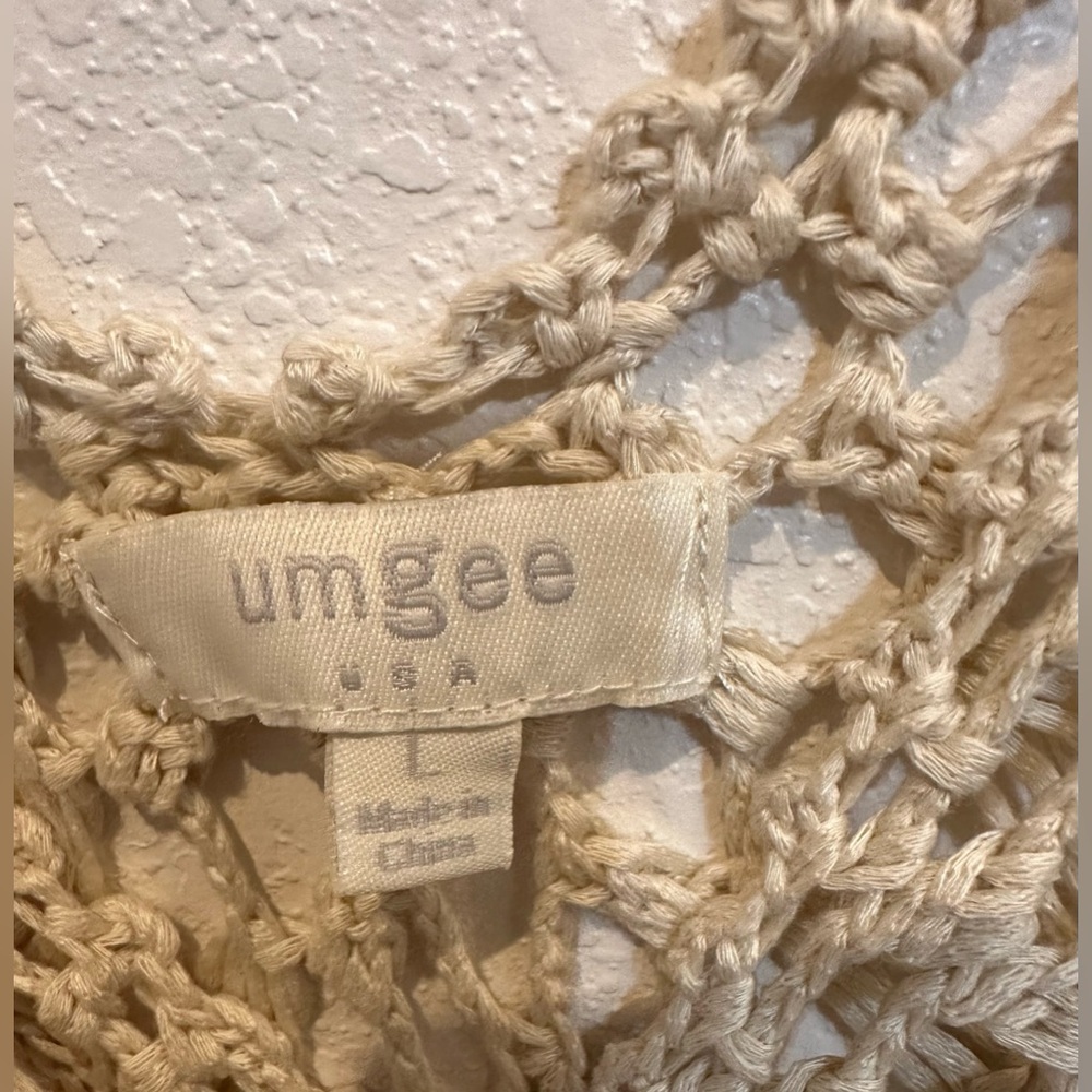 Umgee Green and Cream Long Sleeve Tee - Picture 3 of 9